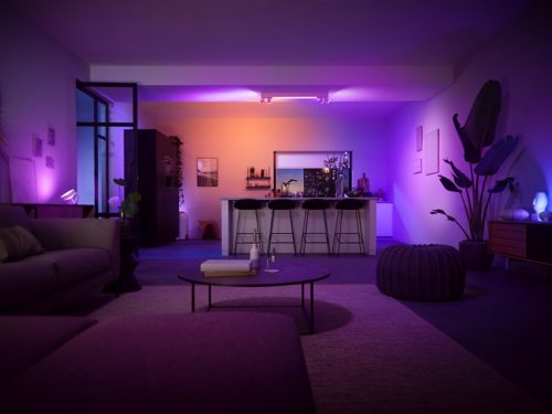 Hue Centris 4 spot ceiling light White Philips Hue UK